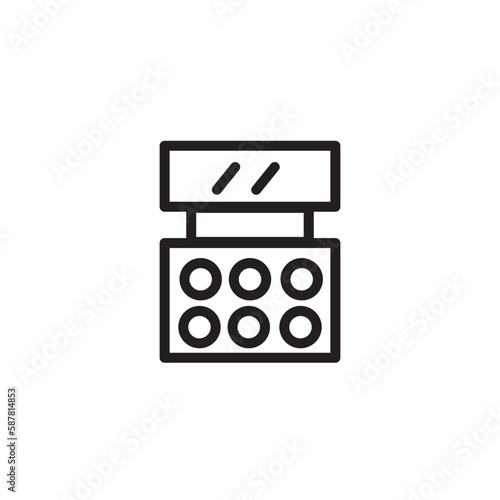 Facekit Makeup Saloon Outline Icon
