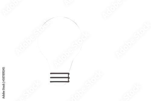 light bulb with transparent background 