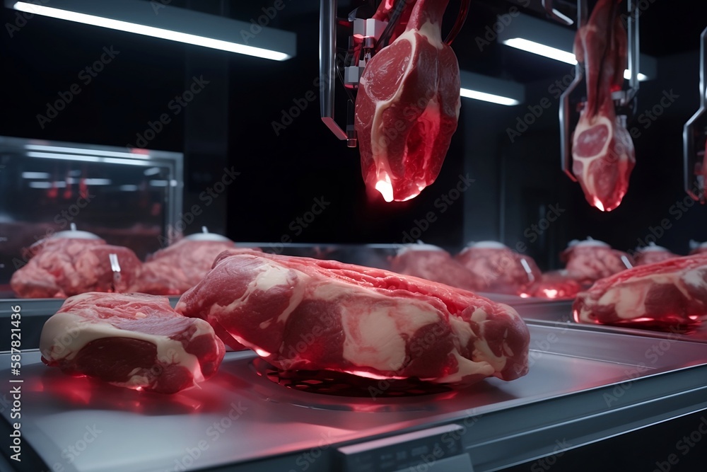 Artificial Intelligence and Cultured Meat: The Perfect Combination, AI Generated