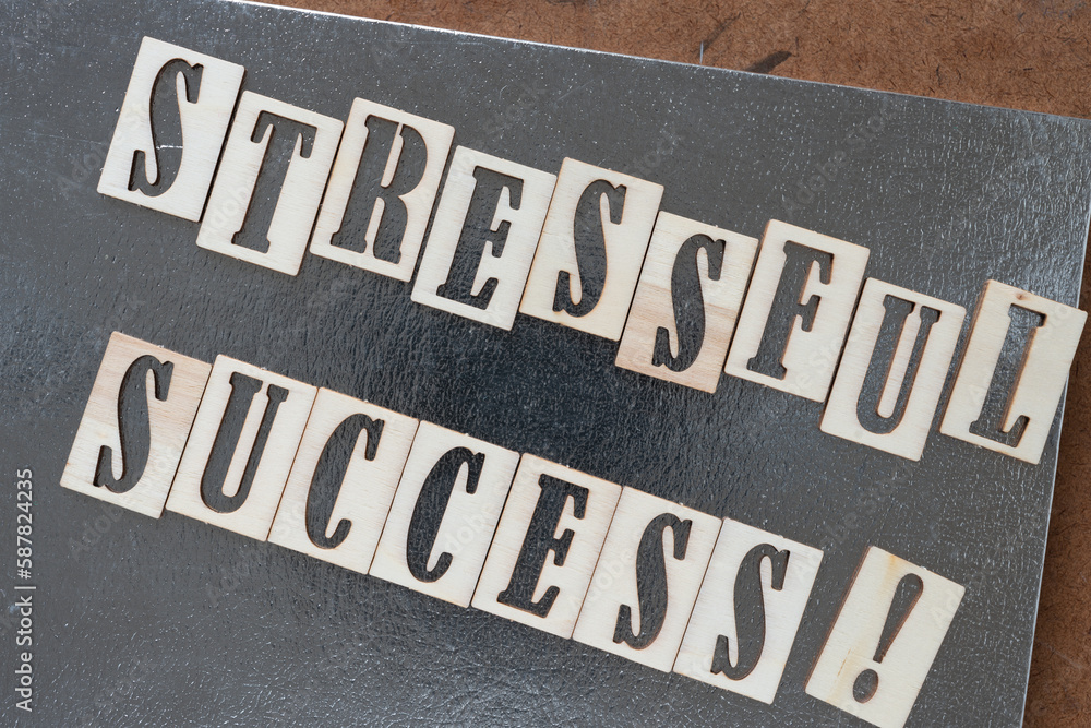 Fototapeta premium stressful success!