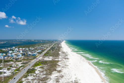 Wallpaper Mural Aerial view of Perdido Key Beach, Florida Torontodigital.ca