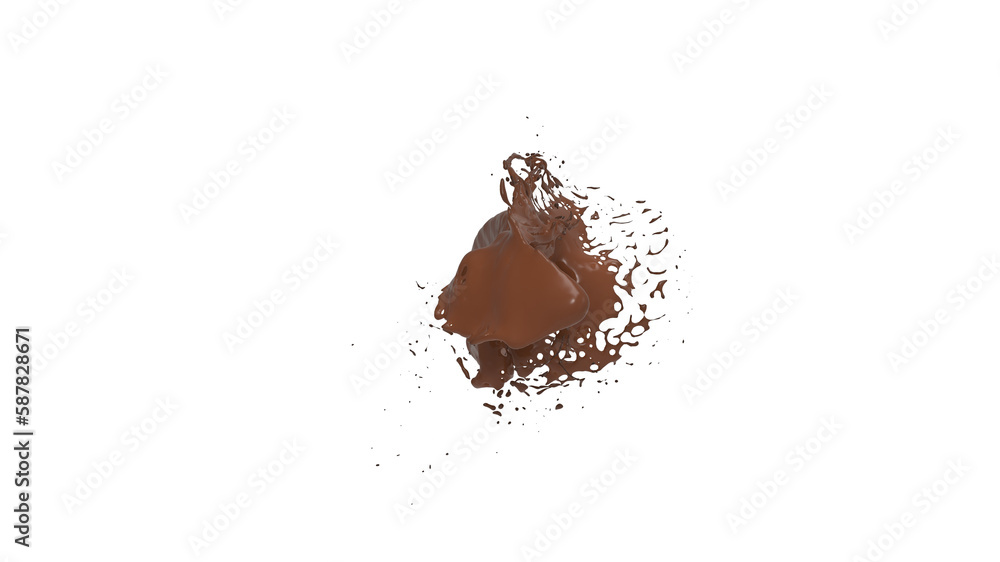 Fototapeta premium chocolate splash
