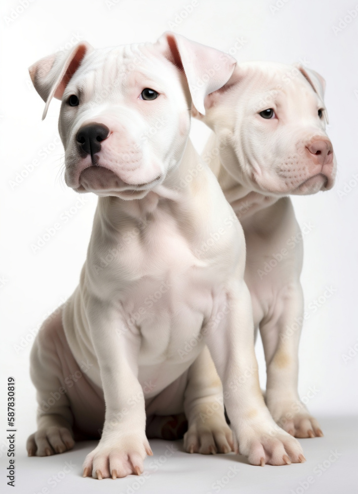 2 A cute and adorable white pitbull puppies. 2 A cute and adorable white pitbull puppies.