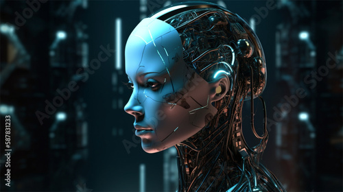 Humanoid, inteligência Artificial - Robô Humano criado por IA