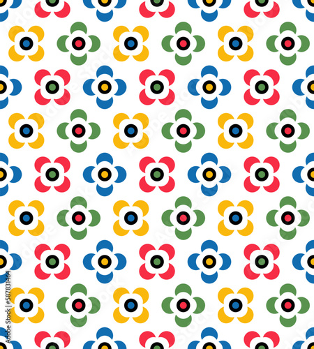 Fototapeta Naklejka Na Ścianę i Meble -  colorful geometric pattern background texture design