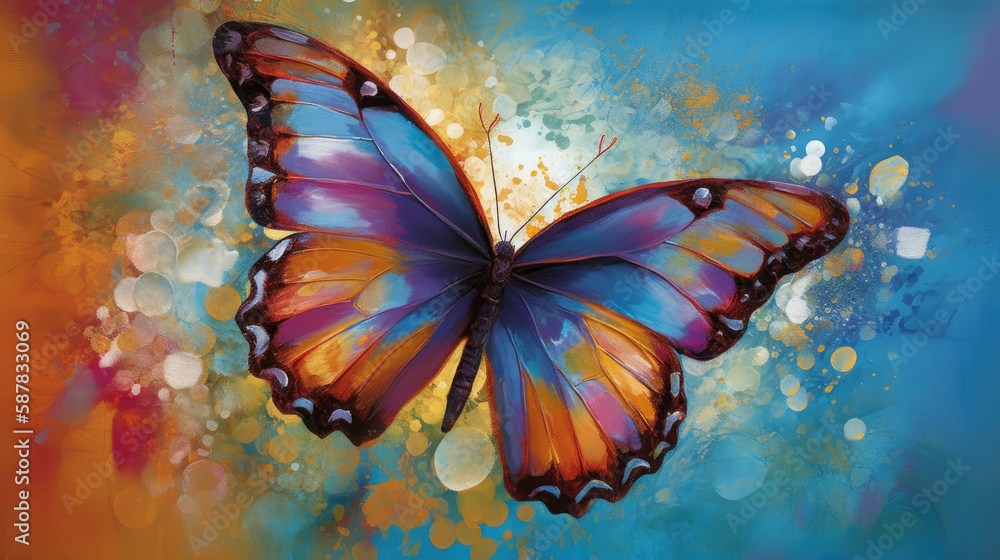butterfly spirit animal - by generative ai butterfly spirit animal - by generative ai