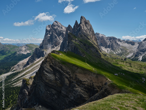 Mountain landscape in the dolomites