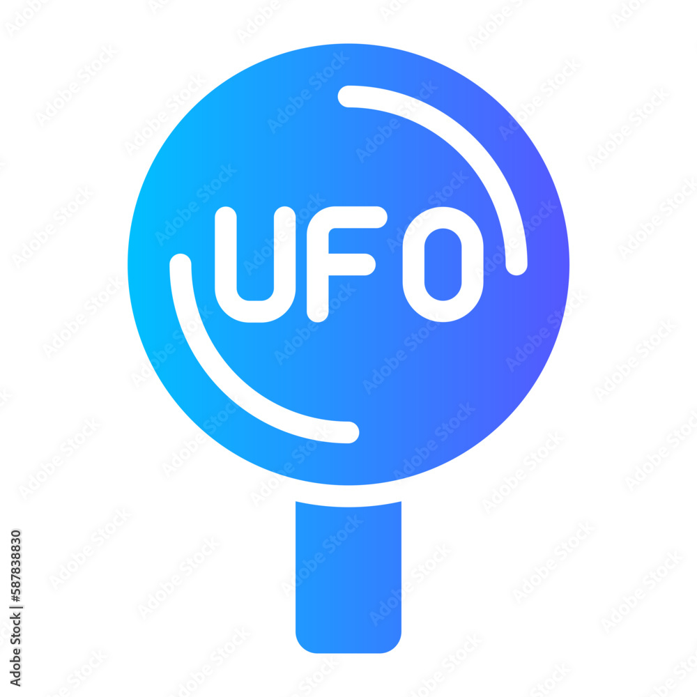 ufo gradient icon ufo gradient icon