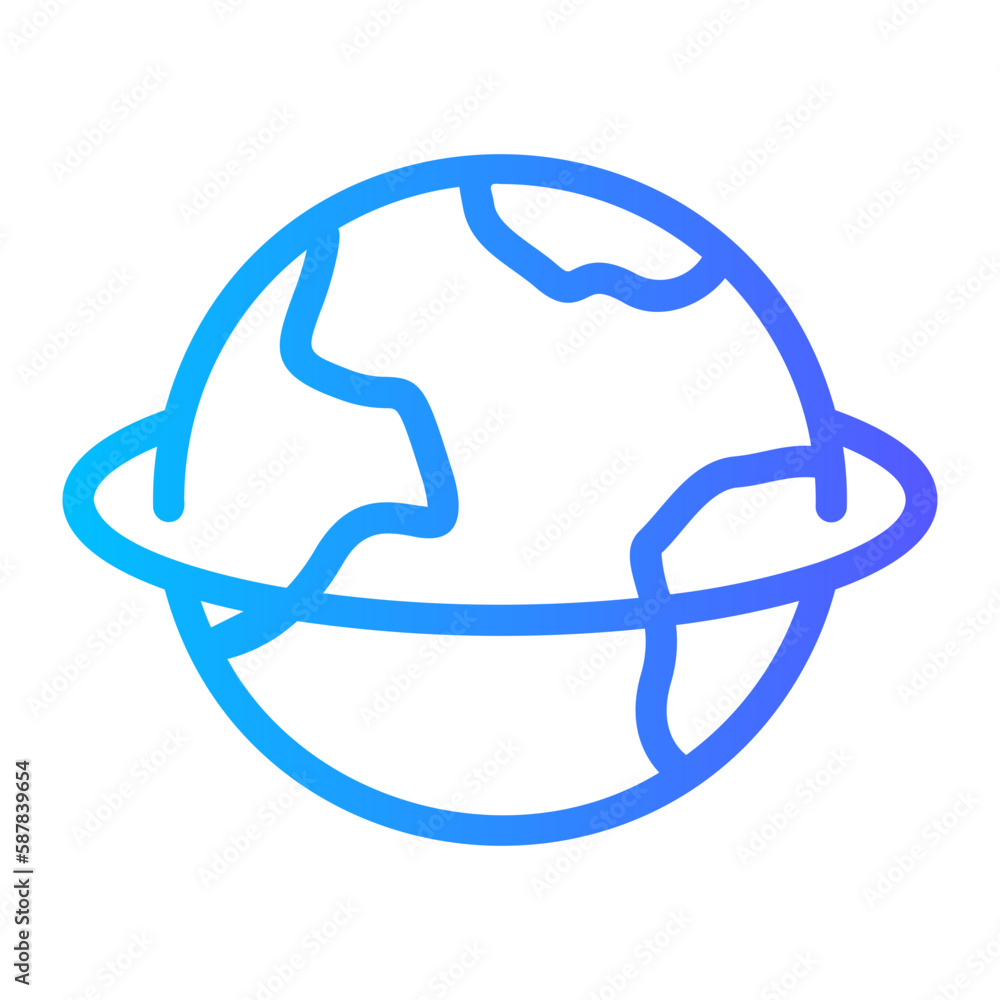 planet gradient icon