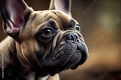 english bulldog portrait