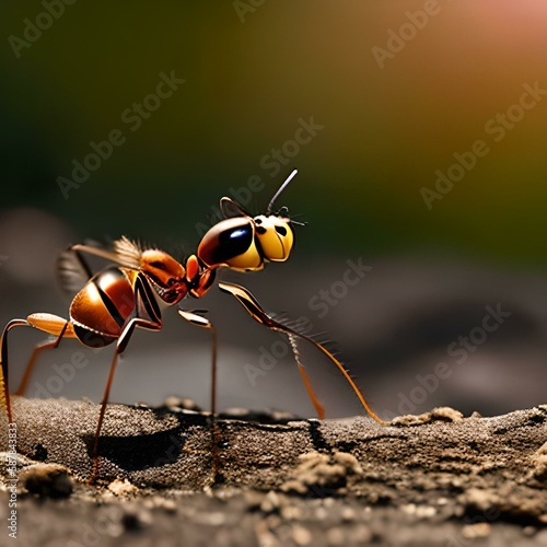 This is a beautiful picture of an ant and it is high resolution detail image