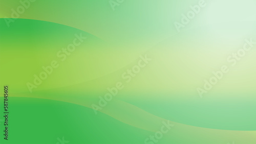 Green wave Background Vector image for spa or eco concept