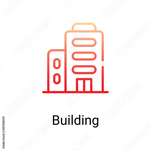 Building icon. Suitable for Web Page,Mobile,App,UI,UX�and�GUI�design.