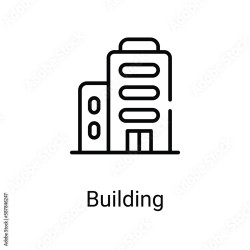 Building icon. Suitable for Web Page,Mobile,App,UI,UX�and�GUI�design. © vector squad