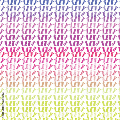 Particles change color and show surface heating effect