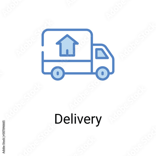 Delivery icon. Suitable for Web Page,Mobile,App,UI,UX�and�GUI�design.