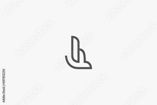Illustration vector graphic of line art bird and building