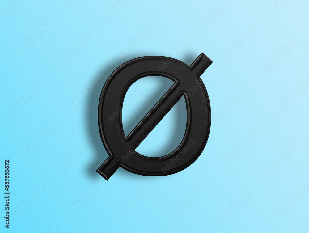 Obraz premium 3D rendering of Alphabets