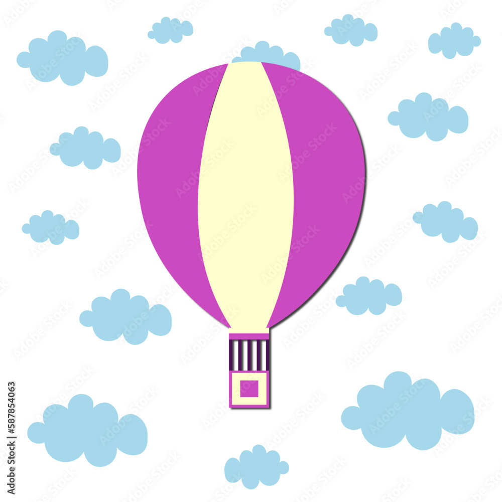 Obraz premium Air balloon design