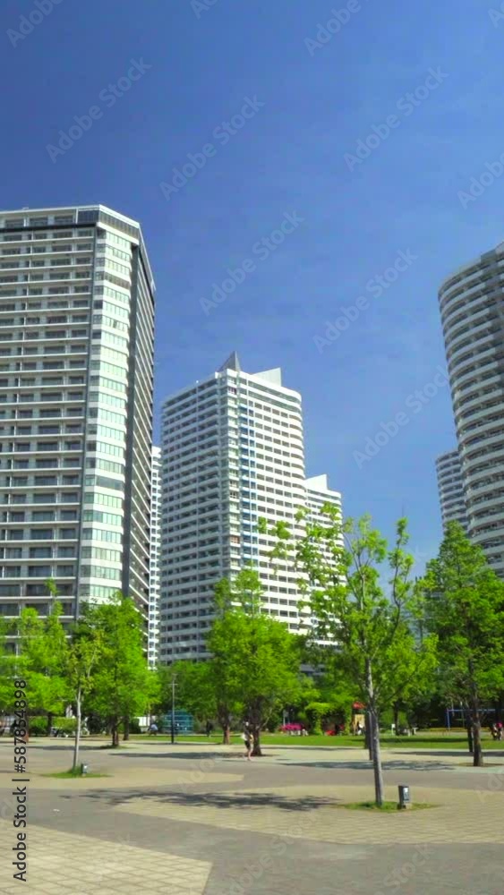 横浜みなとみらいの高層マンション群 横浜みなとみらいの高層マンション群