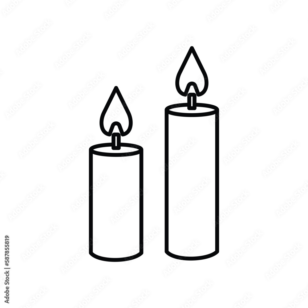 candle, icon, vector, illustration, desing, logo, teplate, flat,style candle, icon, vector, illustration, desing, logo, teplate, flat,style