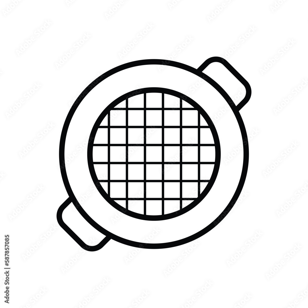 frying pan, icon, line, vector, illustration, desing, logo, teplate, flat,style frying pan, icon, line, vector, illustration, desing, logo, teplate, flat,style