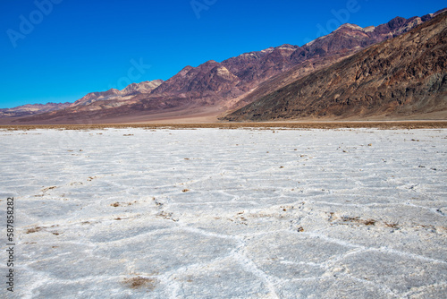 salt flats in the desert