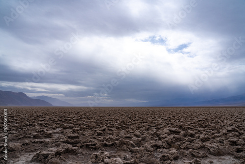 Badland and sky