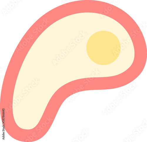 steak cut flat icon