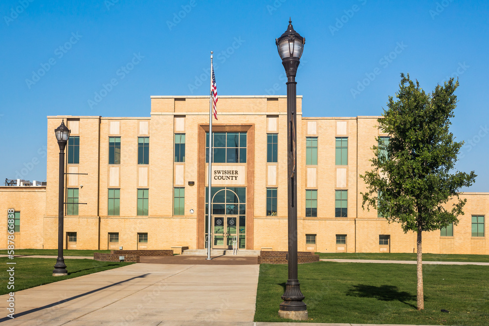 Swisher County Courthouse in Tulia, Texas Stock Photo Adobe Stock