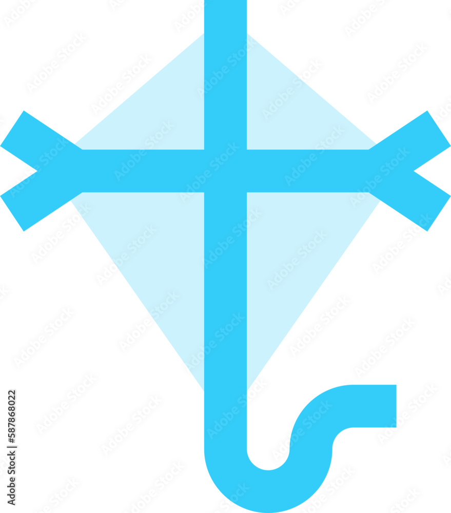 Obraz premium kite flat icon