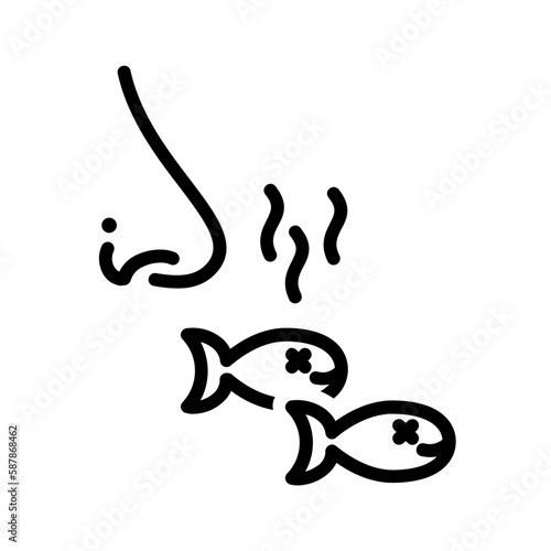 Black line icon for Pungent
