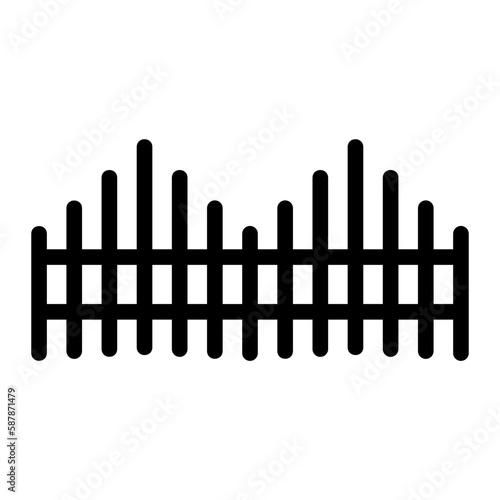 fence line icon