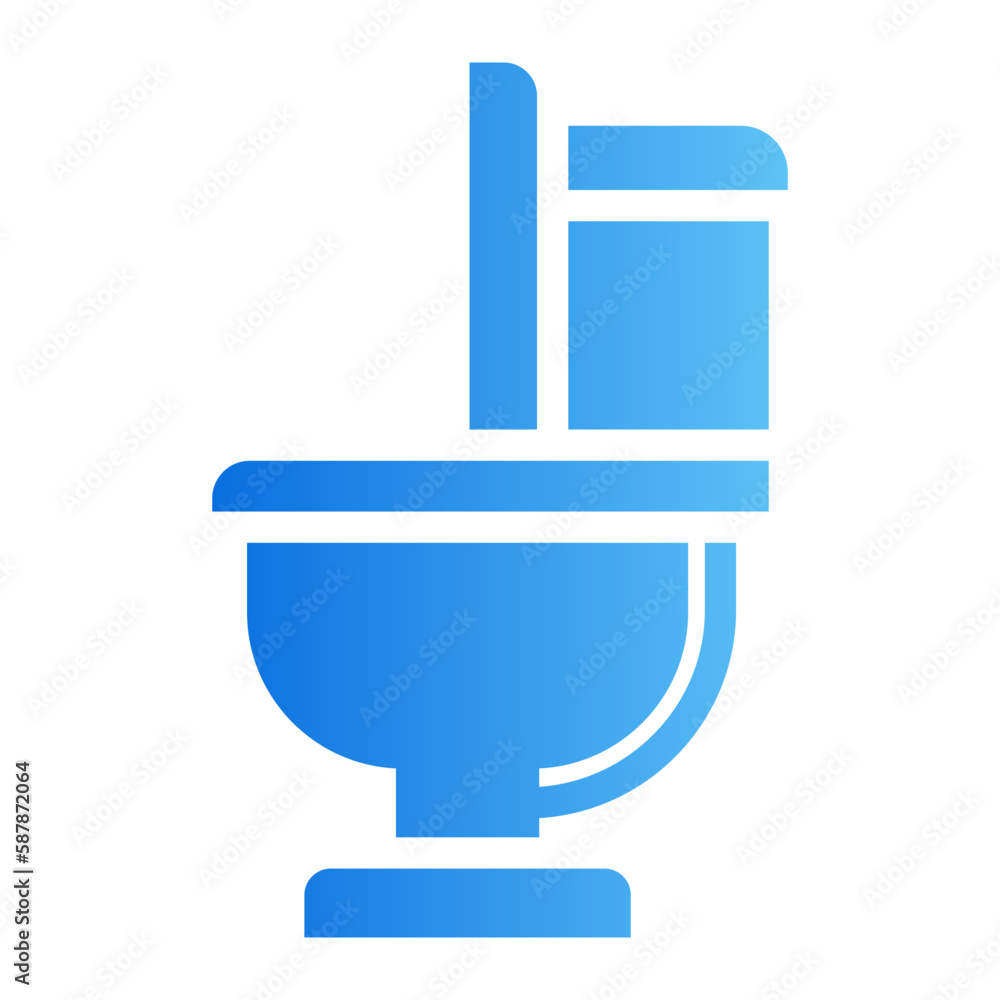 toilet gradient icon toilet gradient icon