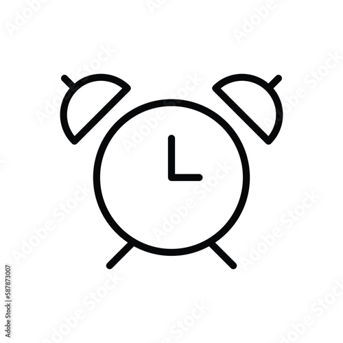 Alram icon vector stock.