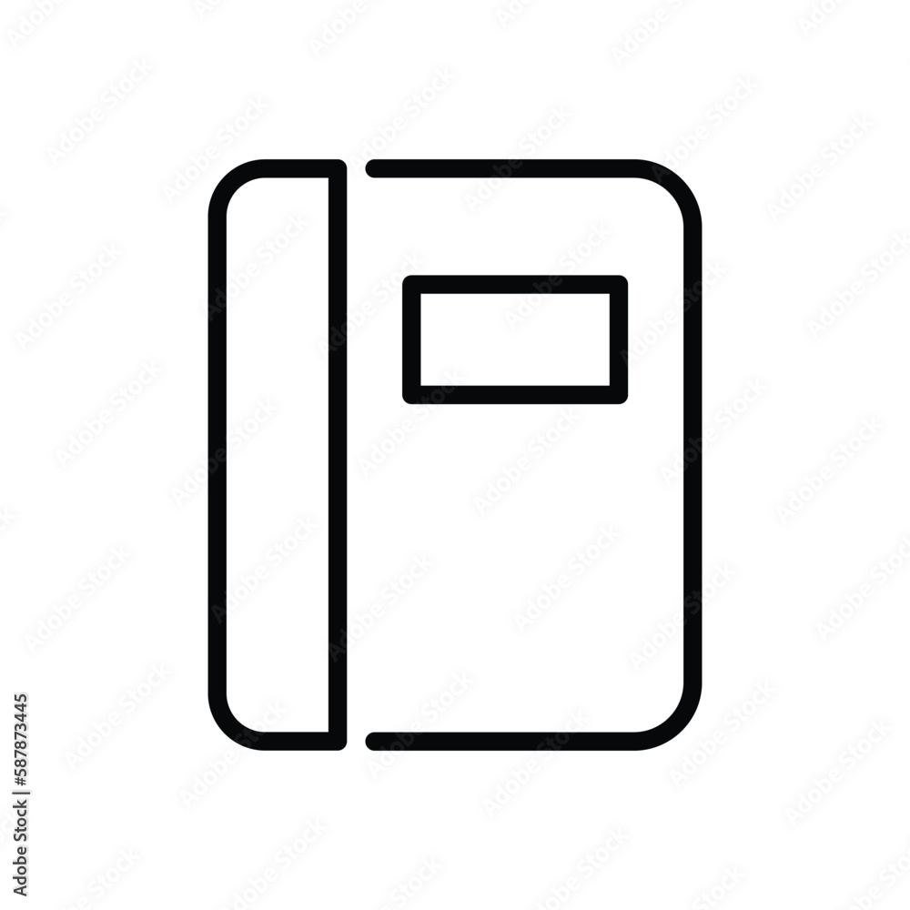 Note Book icon vector stock. Note Book icon vector stock.