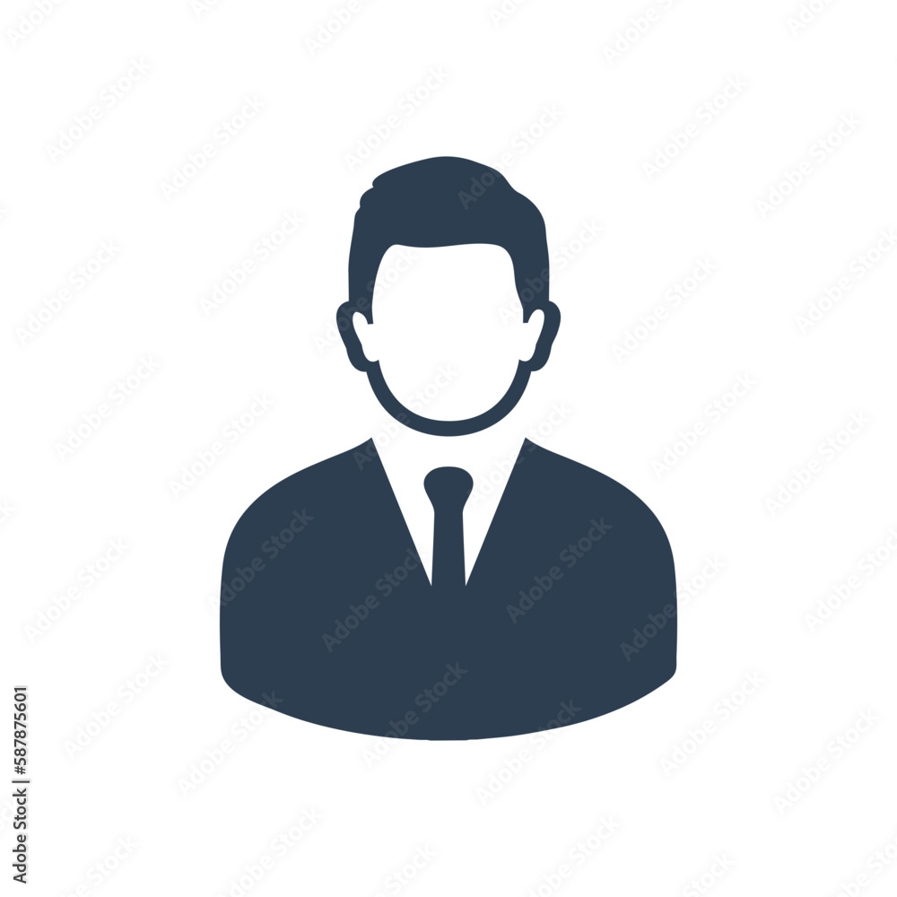 Businessman, Employee Icon. Editable Vector EPS Symbol Illustration. Businessman, Employee Icon. Editable Vector EPS Symbol Illustration.