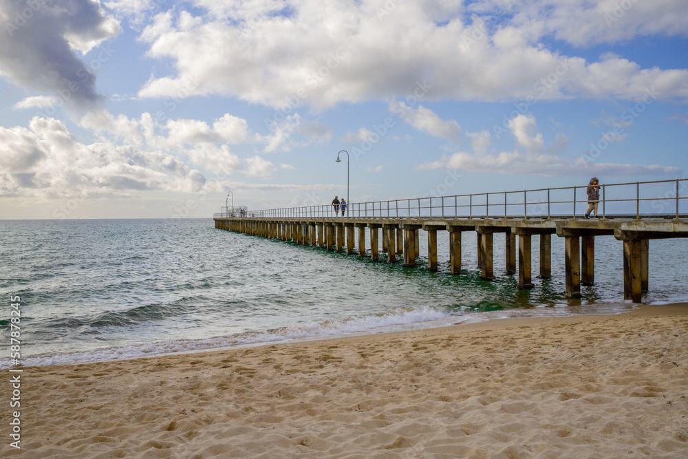 pier on the beach