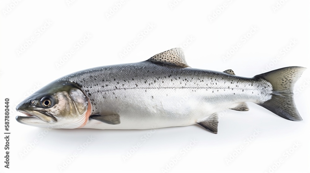 Naklejka premium salmon