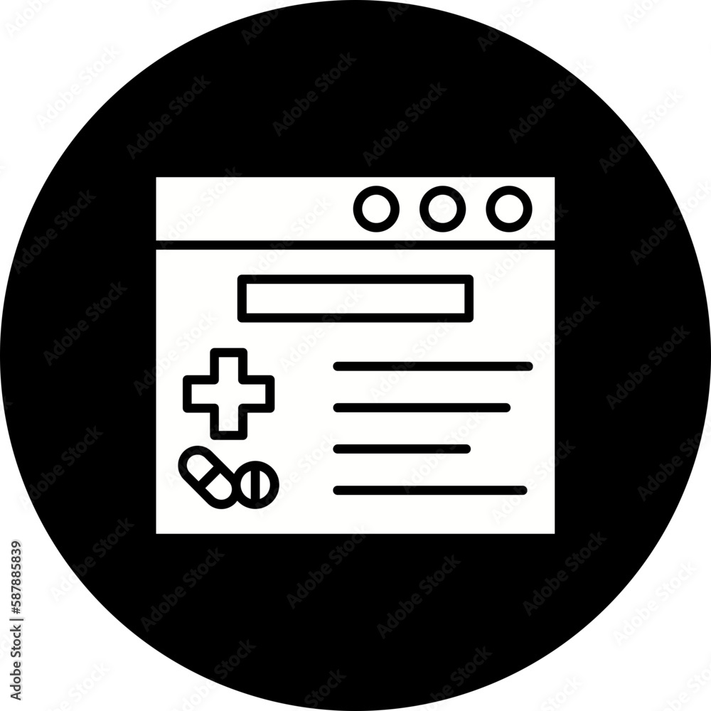 Online Glyph Inverted Icon Online Glyph Inverted Icon