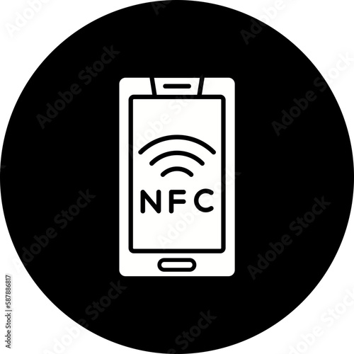 Nfc Glyph Inverted Icon photo