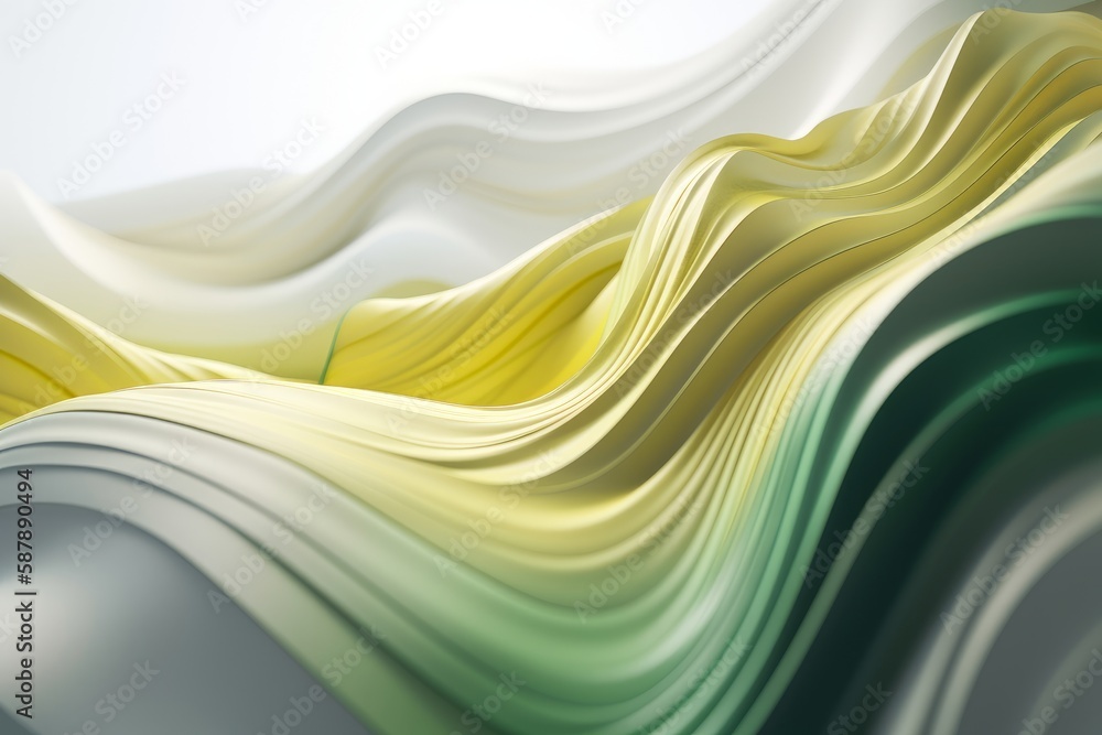 Modern Brazil Flag in Twisted Waves: A Smooth 3D Render with Unreal ...