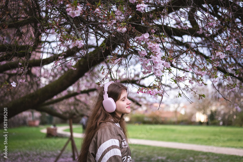 girl in the park