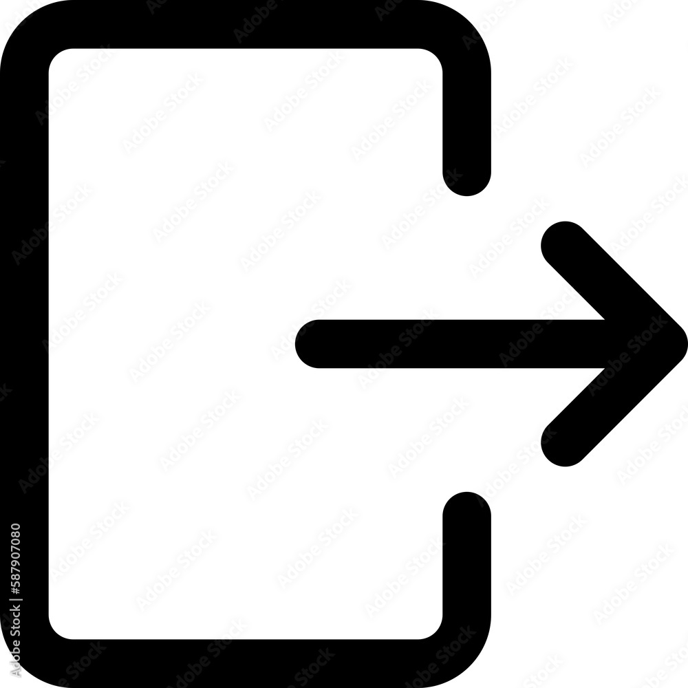 logout simple icon illustration in line style and used for user interface, web, software and many more dengan bentuk png dan pixel perfect logout simple icon illustration in line style and used for user interface, web, software and many more dengan bentuk png dan pixel perfect