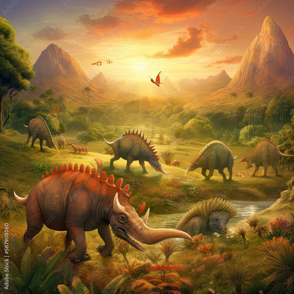 Fototapeta premium dinos