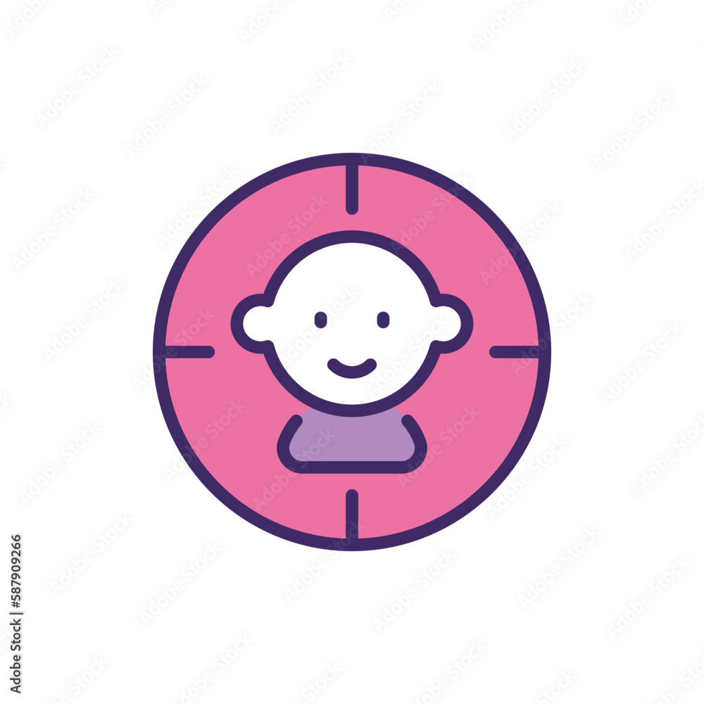 Target icon vector stock. Target icon vector stock.