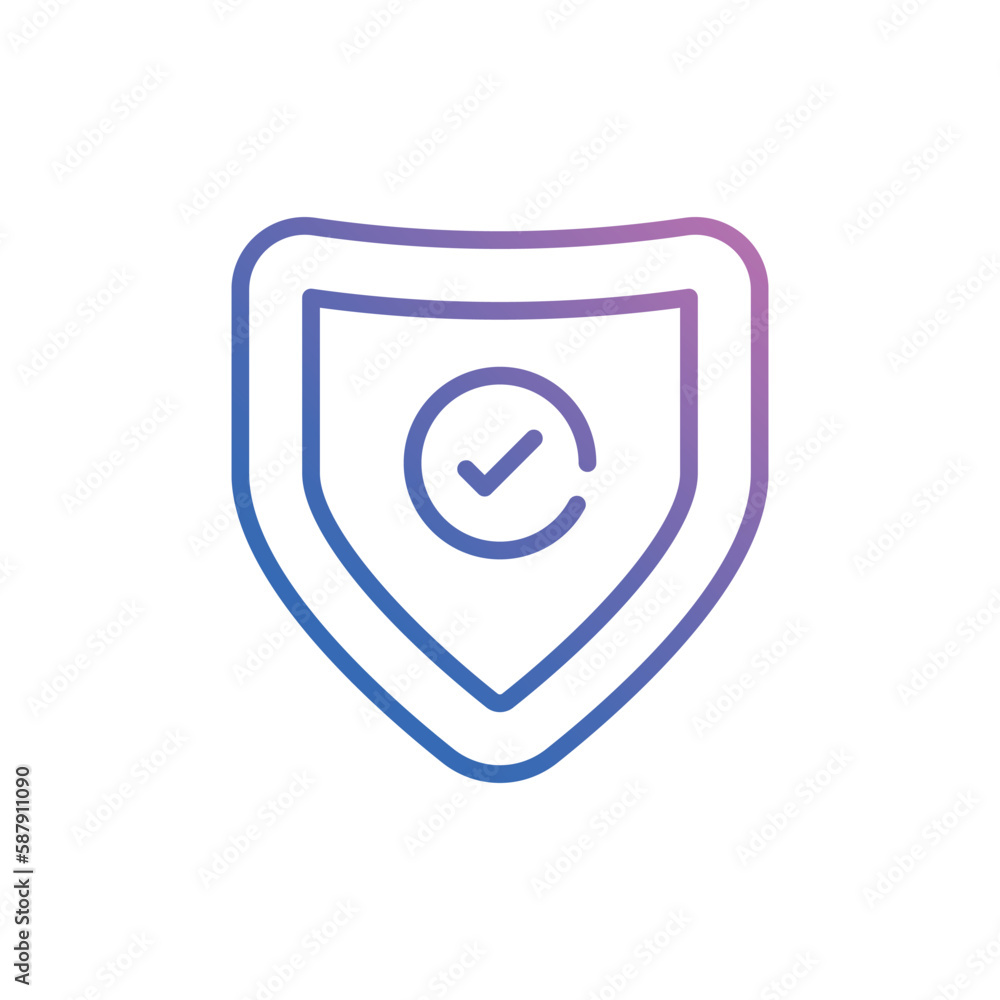 Shield icon vector stock. Shield icon vector stock.