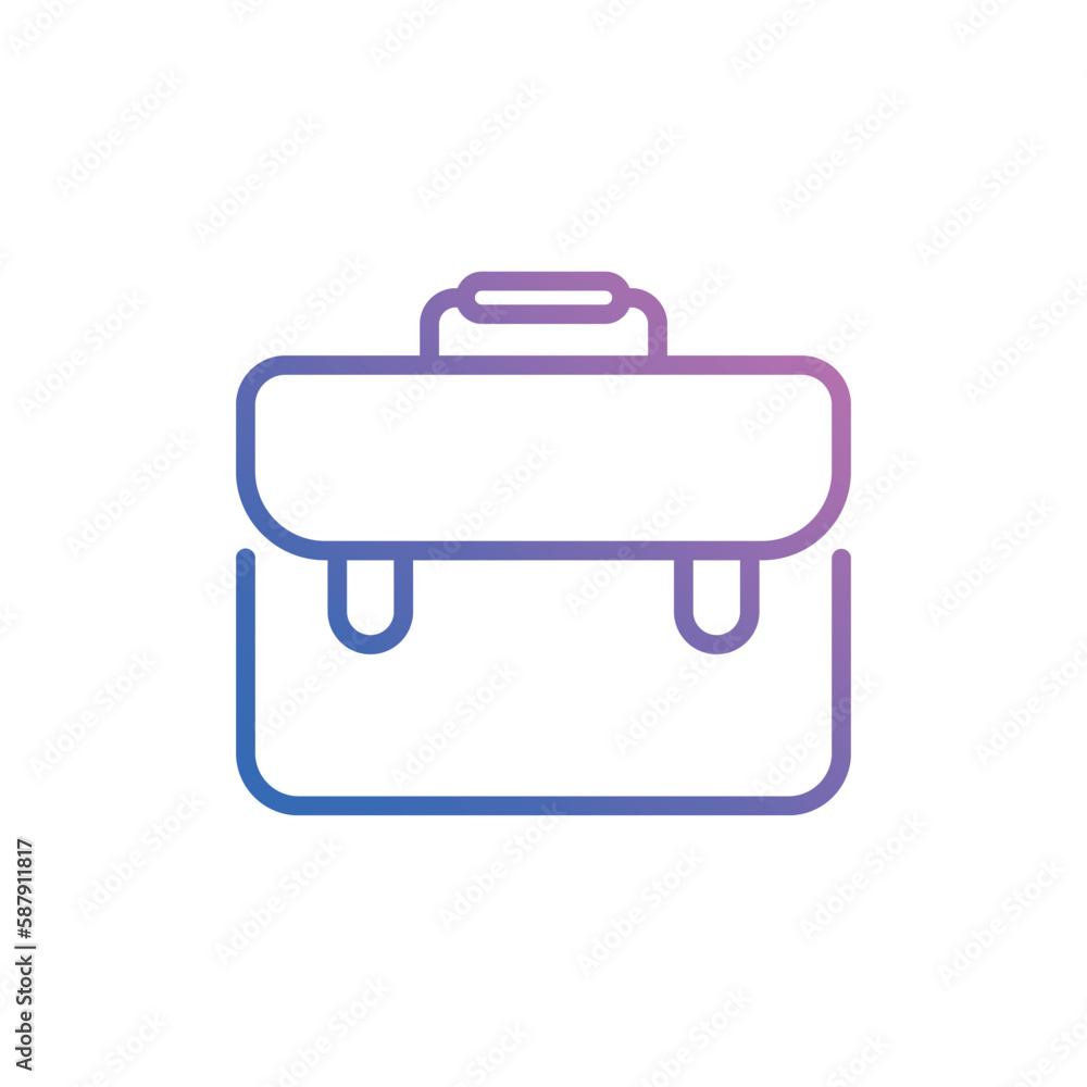 Business Bag icon vector stock. Business Bag icon vector stock.