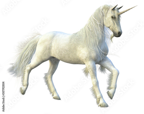 white unicorn horse fantasy creature