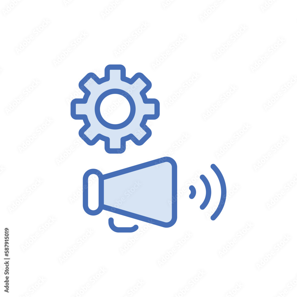 Auto Marketing icon vector stock.